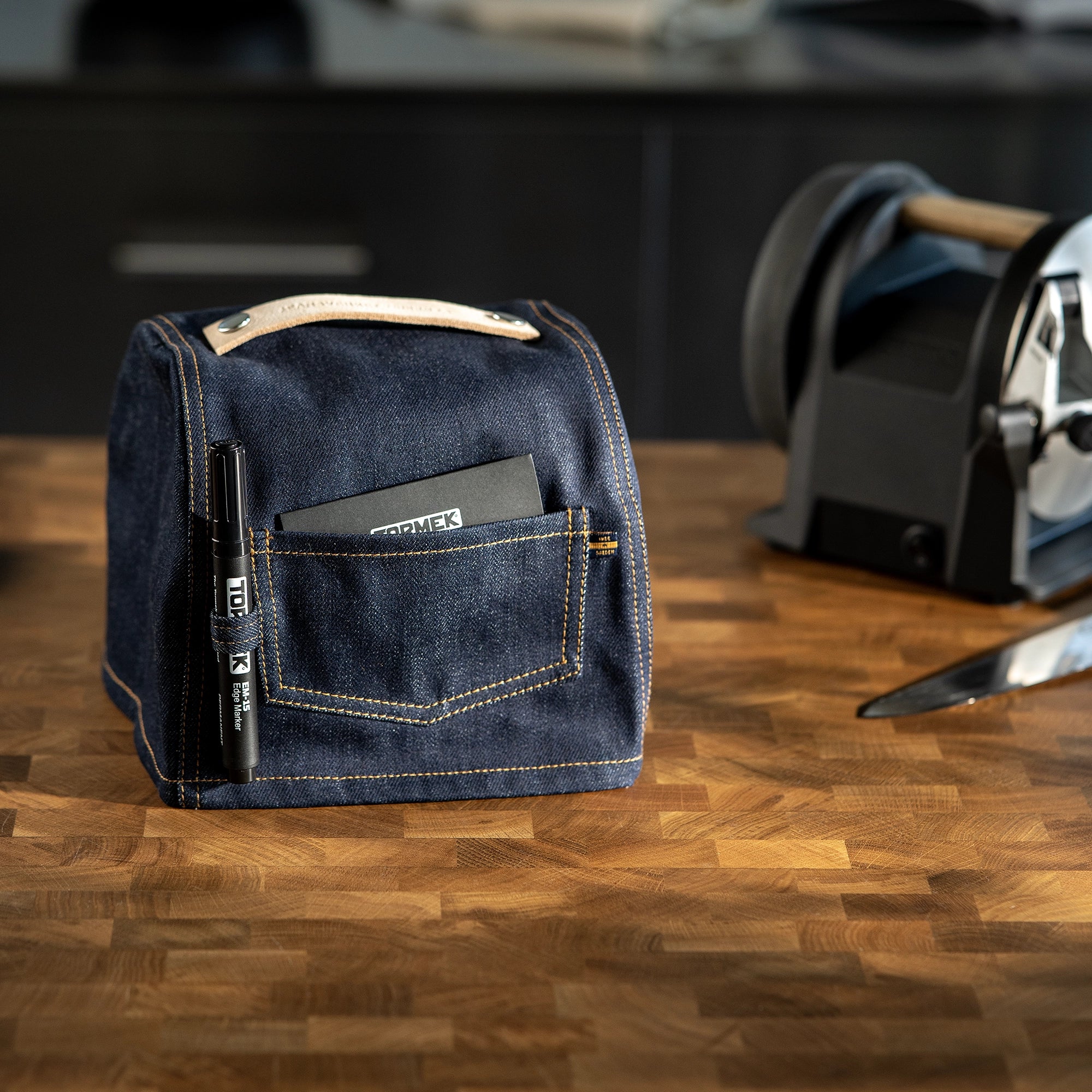 MC-1 Cover for Tormek T-1 in Denim