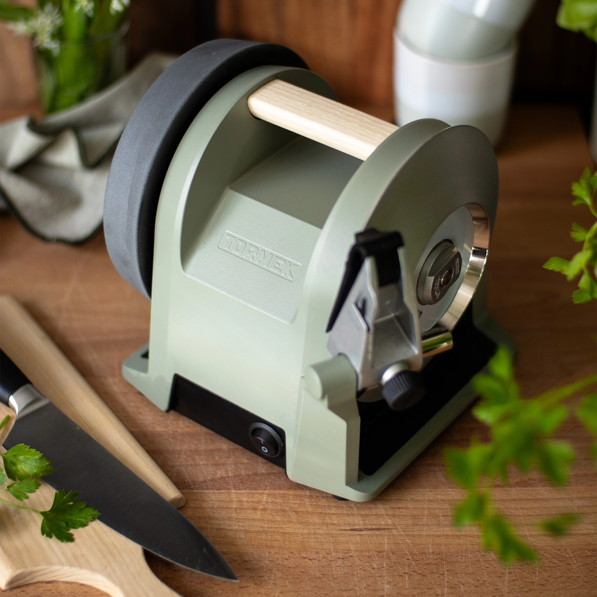 Tormek T-1 Kitchen Knife Sharpener - Ash Green