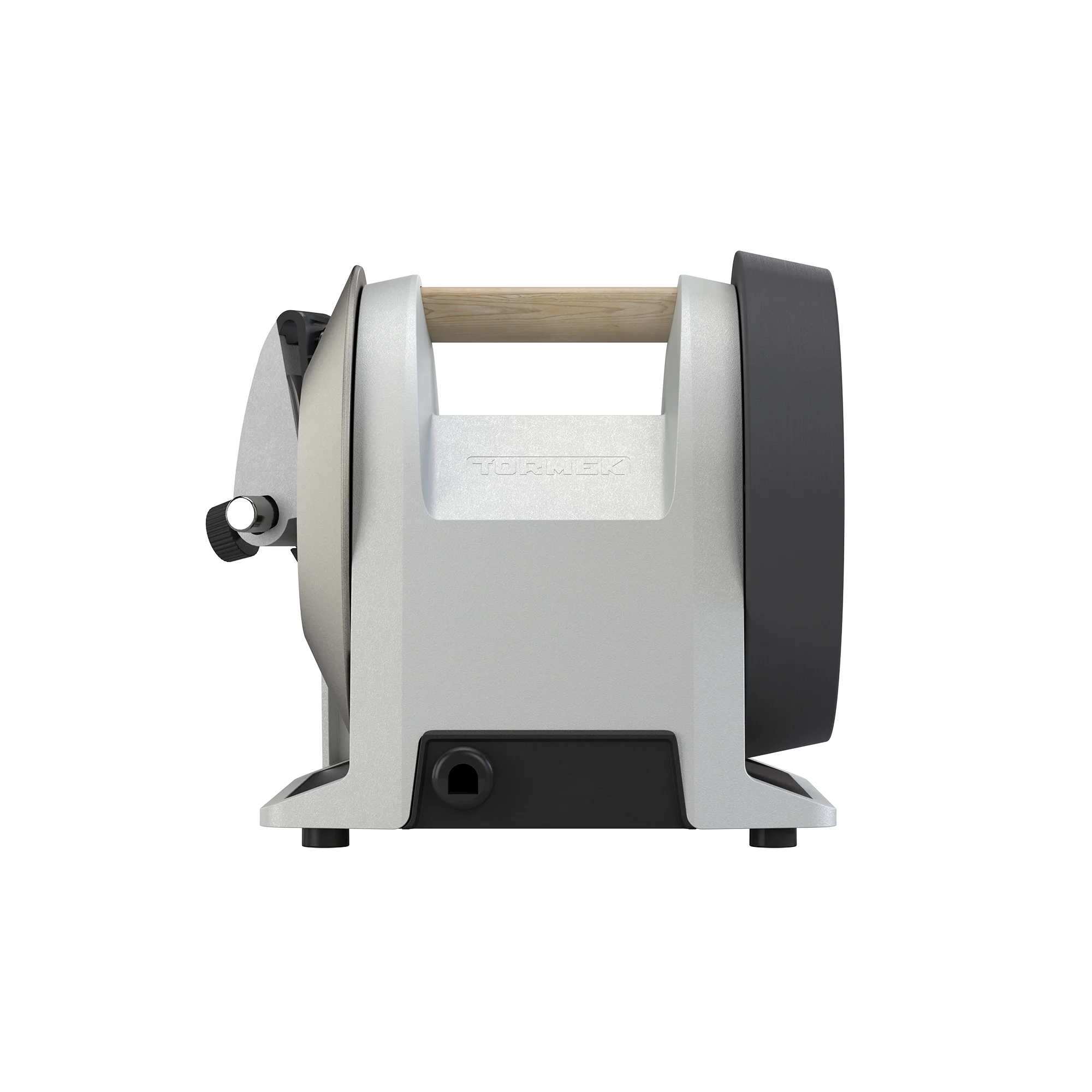 A picture of the backside of the Tormek T-1 Zinc Gray