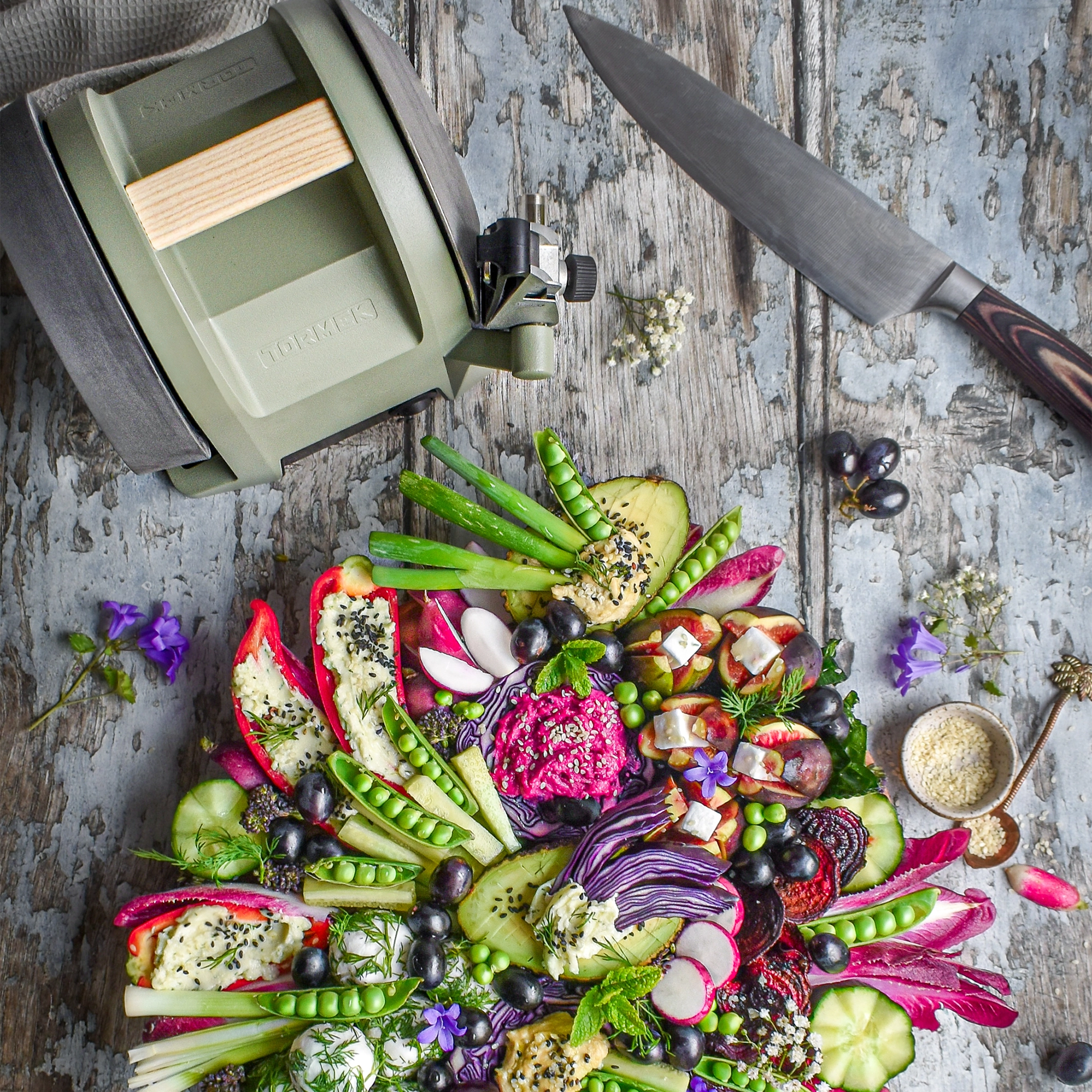 Tormek T-1 Kitchen Knife Sharpener –  Ash Green 